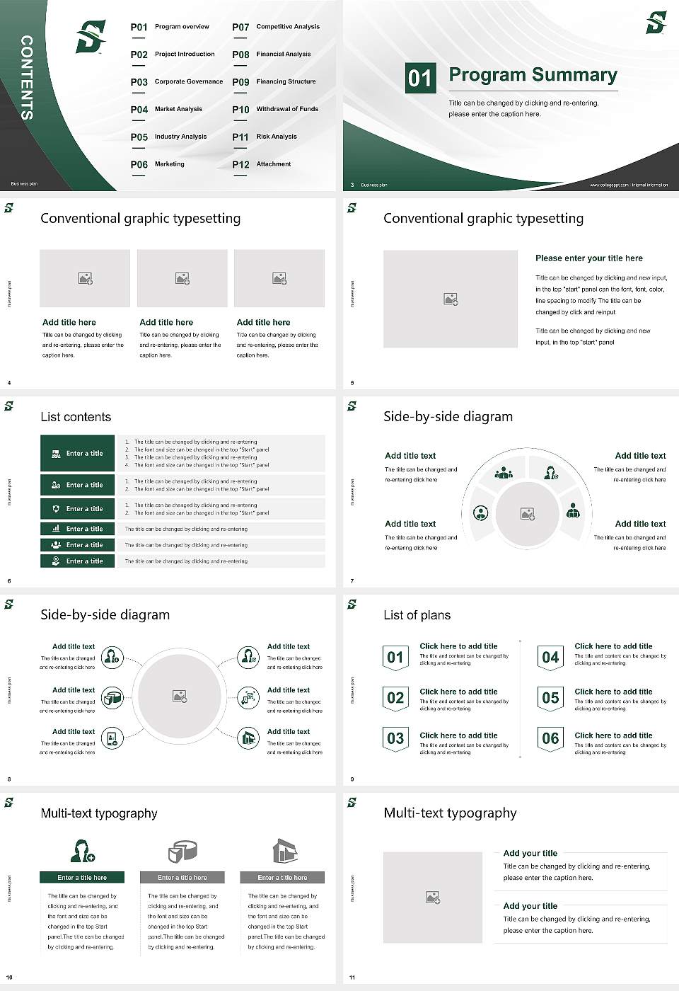Stetson University Competition/Entrepreneurship Contest PPT Template16:9 ratio PPT effect preview image2