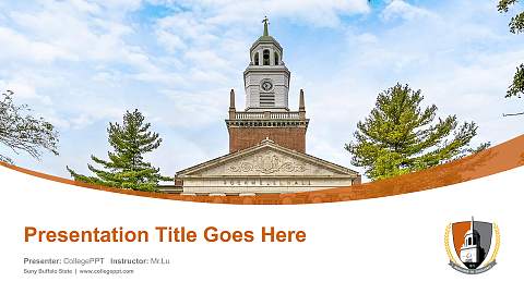 Suny Buffalo State Course/Courseware Creation PPT Template