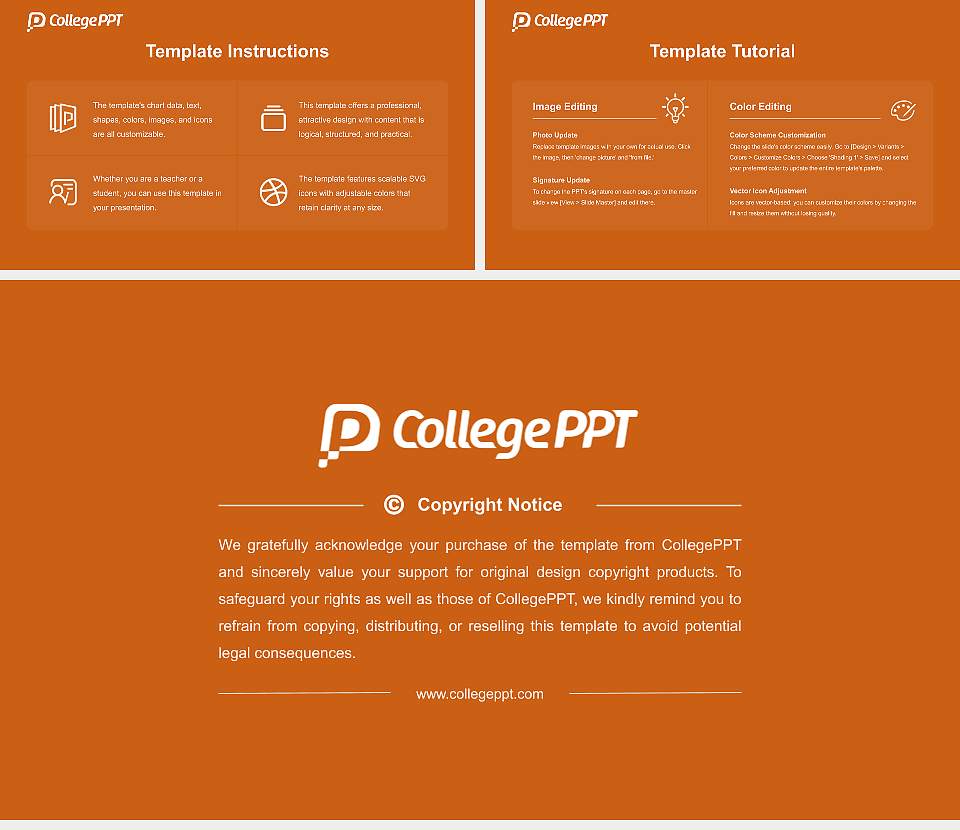 Suny Buffalo State Course/Courseware Creation PPT Template16:9 ratio PPT effect preview image5