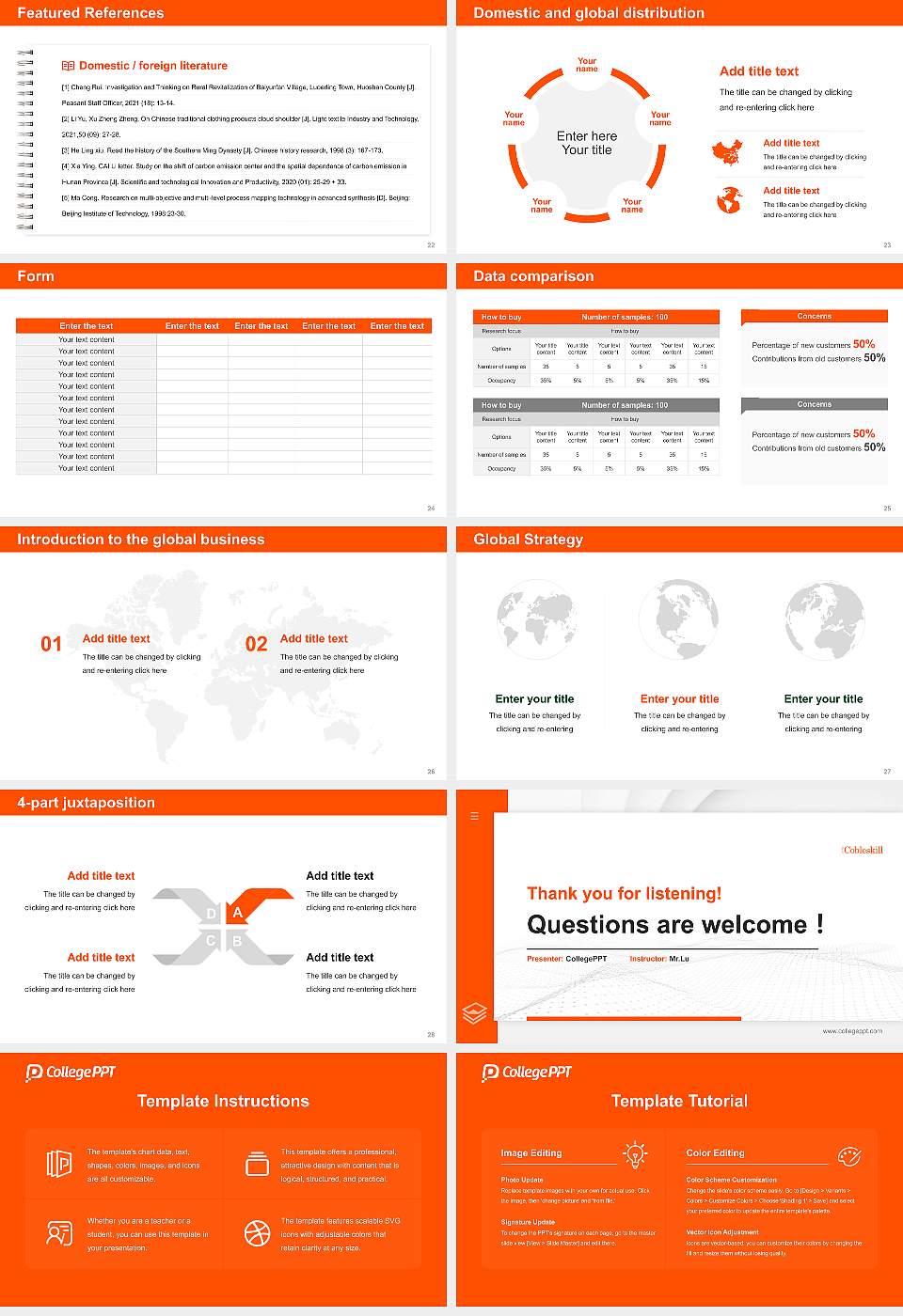 State University of New York at Cobleskill Thesis Proposal/Graduation Defense PPT Template16:9 ratio PPT effect preview image4