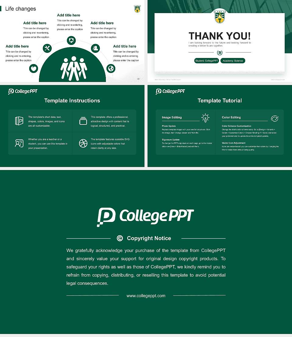 State University of New York Brockport National Scholarship Defense PPT Template16:9 ratio PPT effect preview image4
