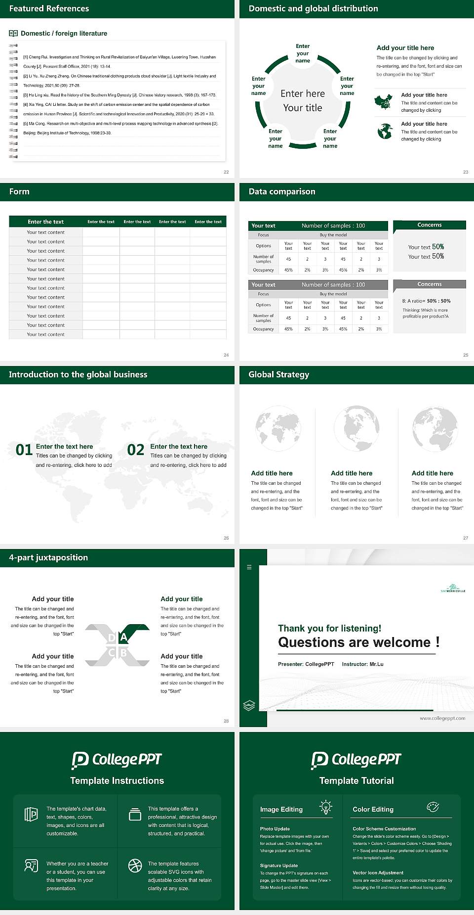 State University of New York at Morrisville Thesis Proposal/Graduation Defense PPT Template4:3 ratio PPT effect preview image4