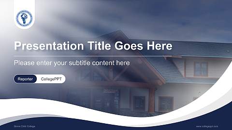 Stone Child College Lecture Sharing and Networking Event PPT Template