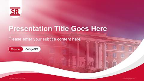 Sul Ross State University Lecture Sharing and Networking Event PPT Template