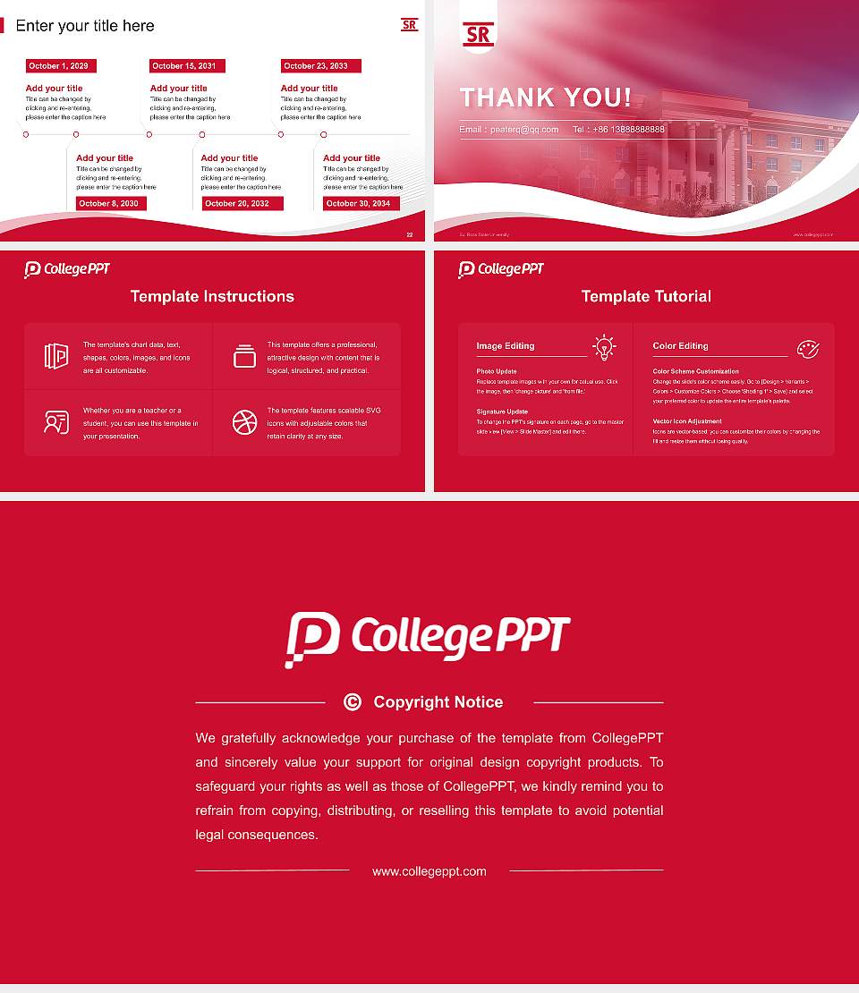 Sul Ross State University Lecture Sharing and Networking Event PPT Template16:9 ratio PPT effect preview image4