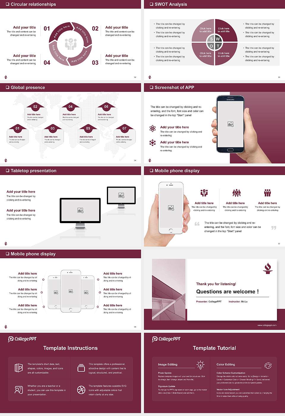 St. Thomas Aquinas College General Purpose PPT Template16:9 ratio PPT effect preview image5