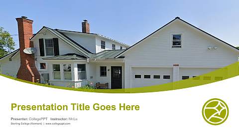Sterling College (Vermont) Course/Courseware Creation PPT Template