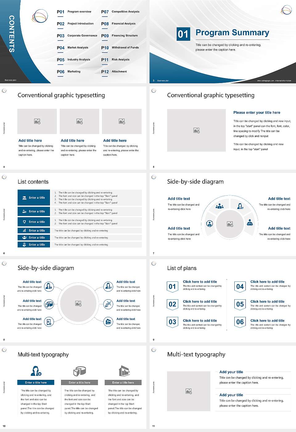 State University of New York College of Optometry Competition/Entrepreneurship Contest PPT Template16:9 ratio PPT effect preview image2