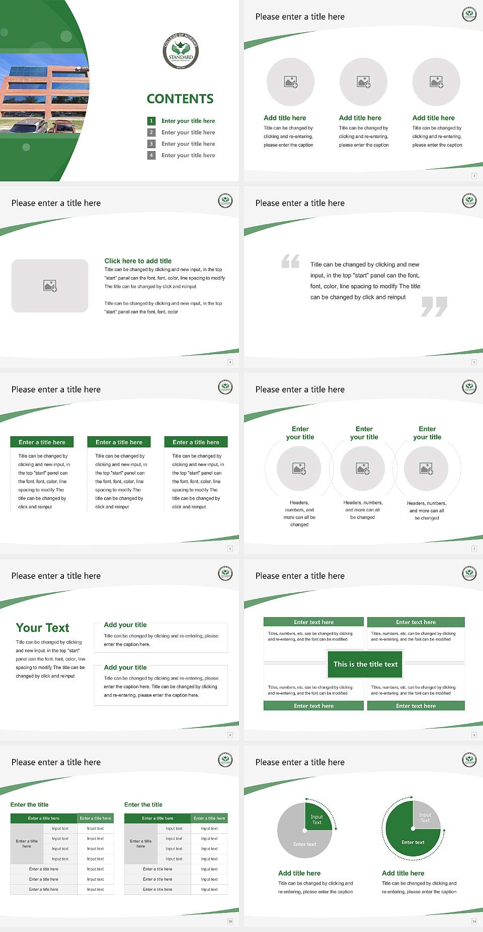 Standard Healthcare Services-College of Nursing Course/Courseware Creation PPT Template4:3 ratio PPT effect preview image2