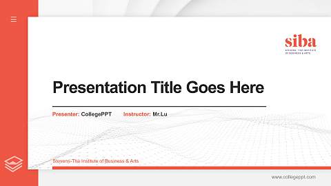 Stevens-The Institute of Business & Arts Thesis Proposal/Graduation Defense PPT Template
