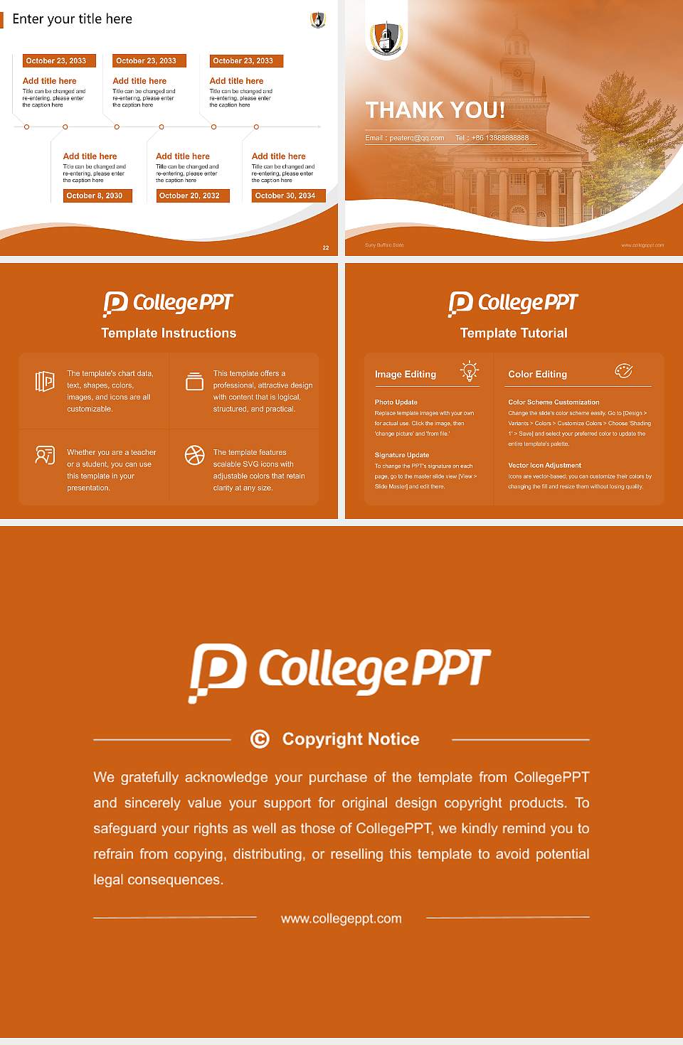 Suny Buffalo State Lecture Sharing and Networking Event PPT Template4:3 ratio PPT effect preview image4