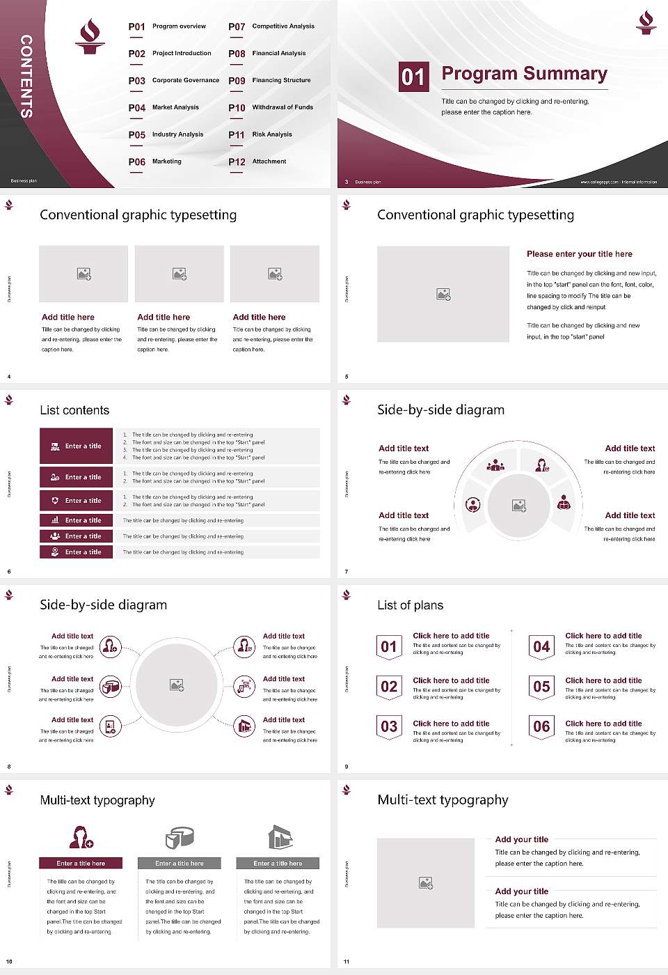 St. Thomas Aquinas College Competition/Entrepreneurship Contest PPT Template16:9 ratio PPT effect preview image2