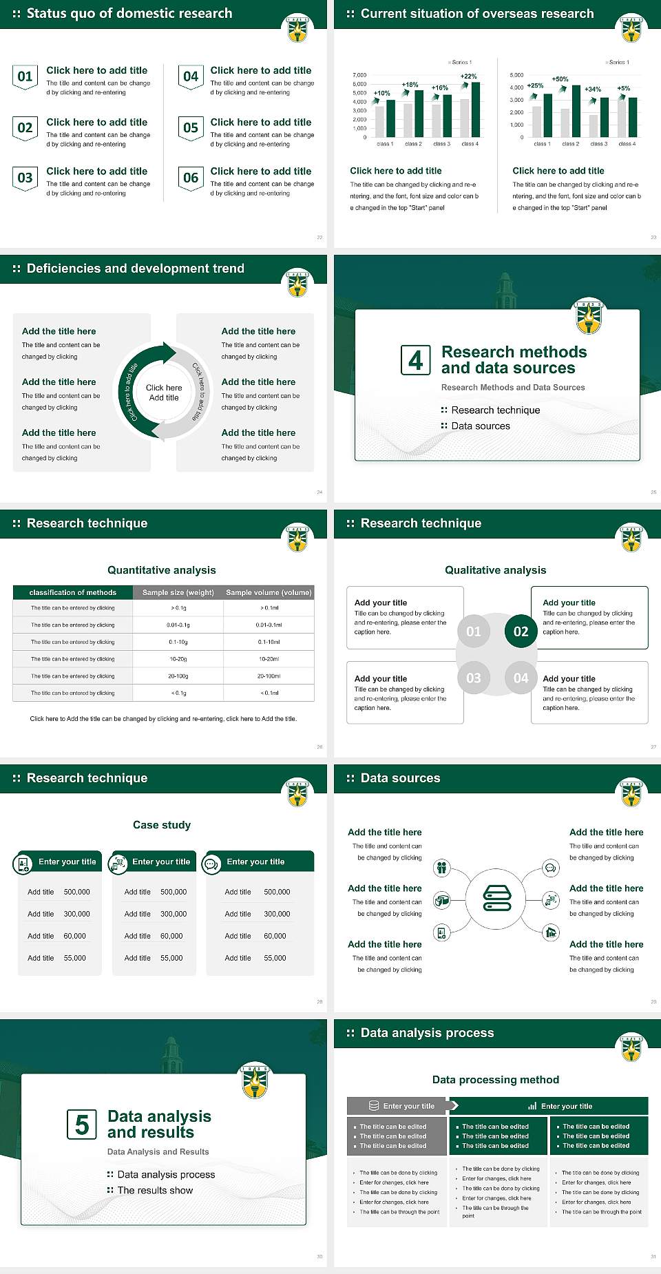 Suny Brockport Graduation Thesis Defense PPT Template4:3 ratio PPT effect preview image4