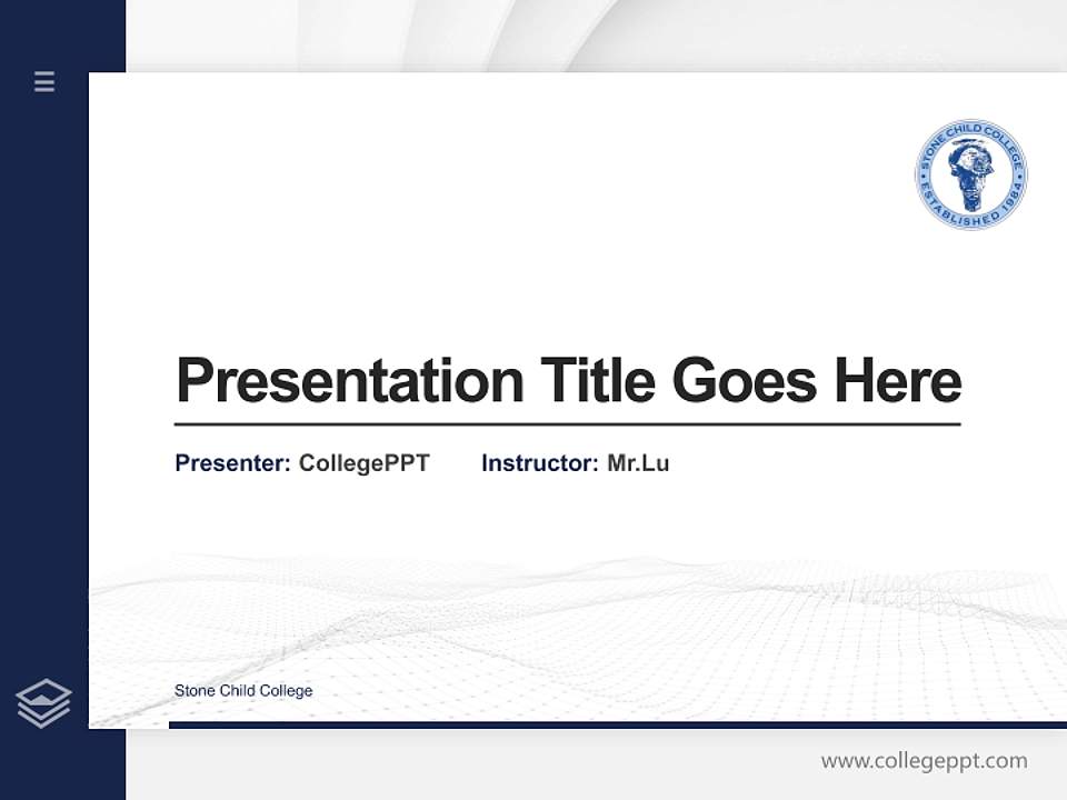 Stone Child College Thesis Proposal/Graduation Defense PPT Template4:3 ratio PPT effect preview image5