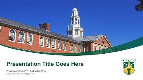 Suny Brockport Course/Courseware Creation PPT Template