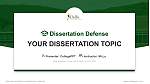 State University of New York at Delhi Graduation Thesis Defense PPT Template