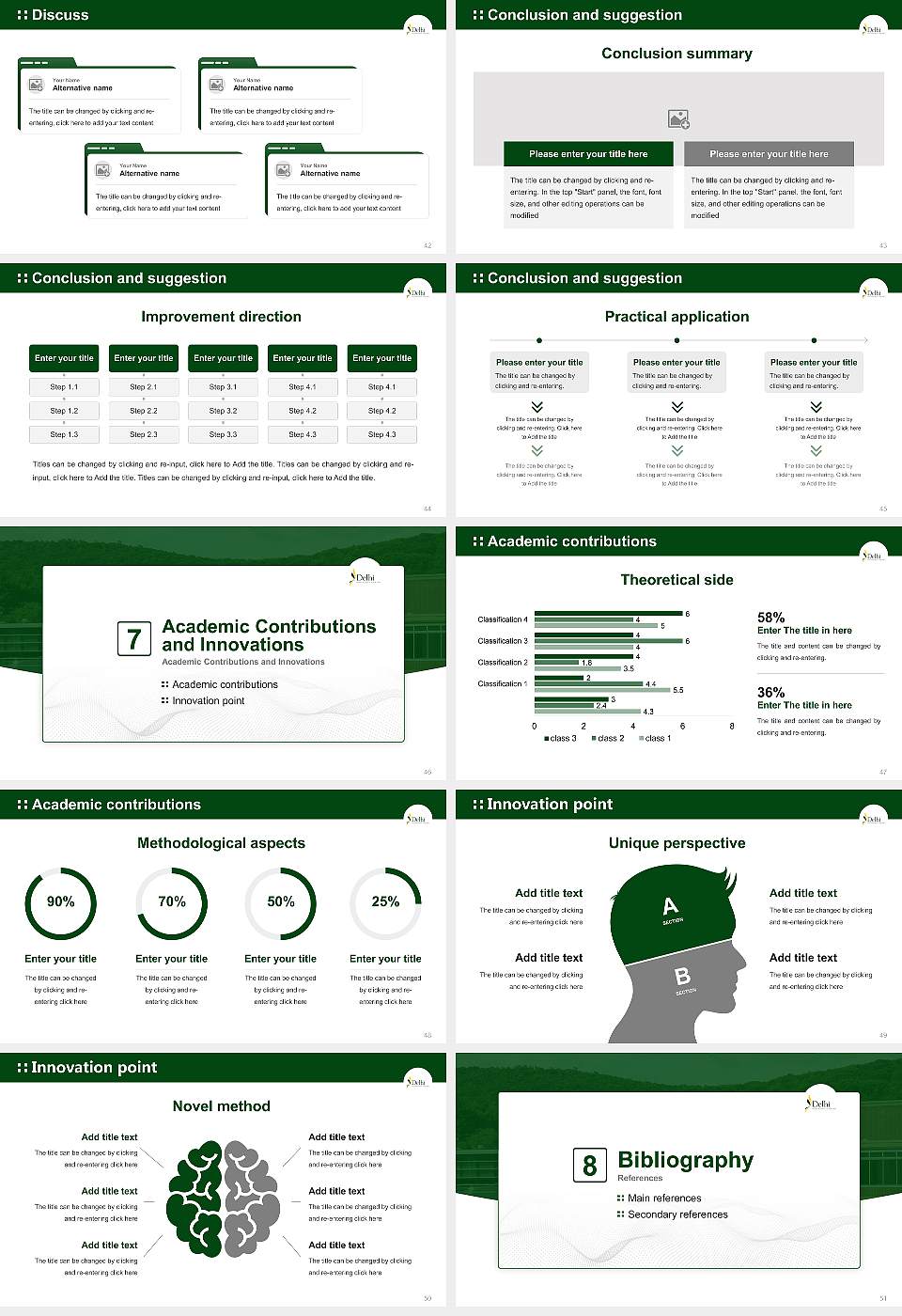 State University of New York at Delhi Graduation Thesis Defense PPT Template16:9 ratio PPT effect preview image6