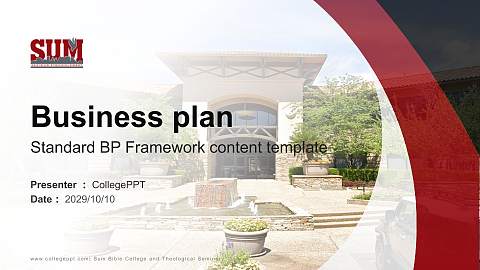 Sum Bible College and Theological Seminary Competition/Entrepreneurship Contest PPT Template