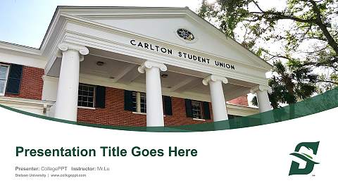 Stetson University Course/Courseware Creation PPT Template