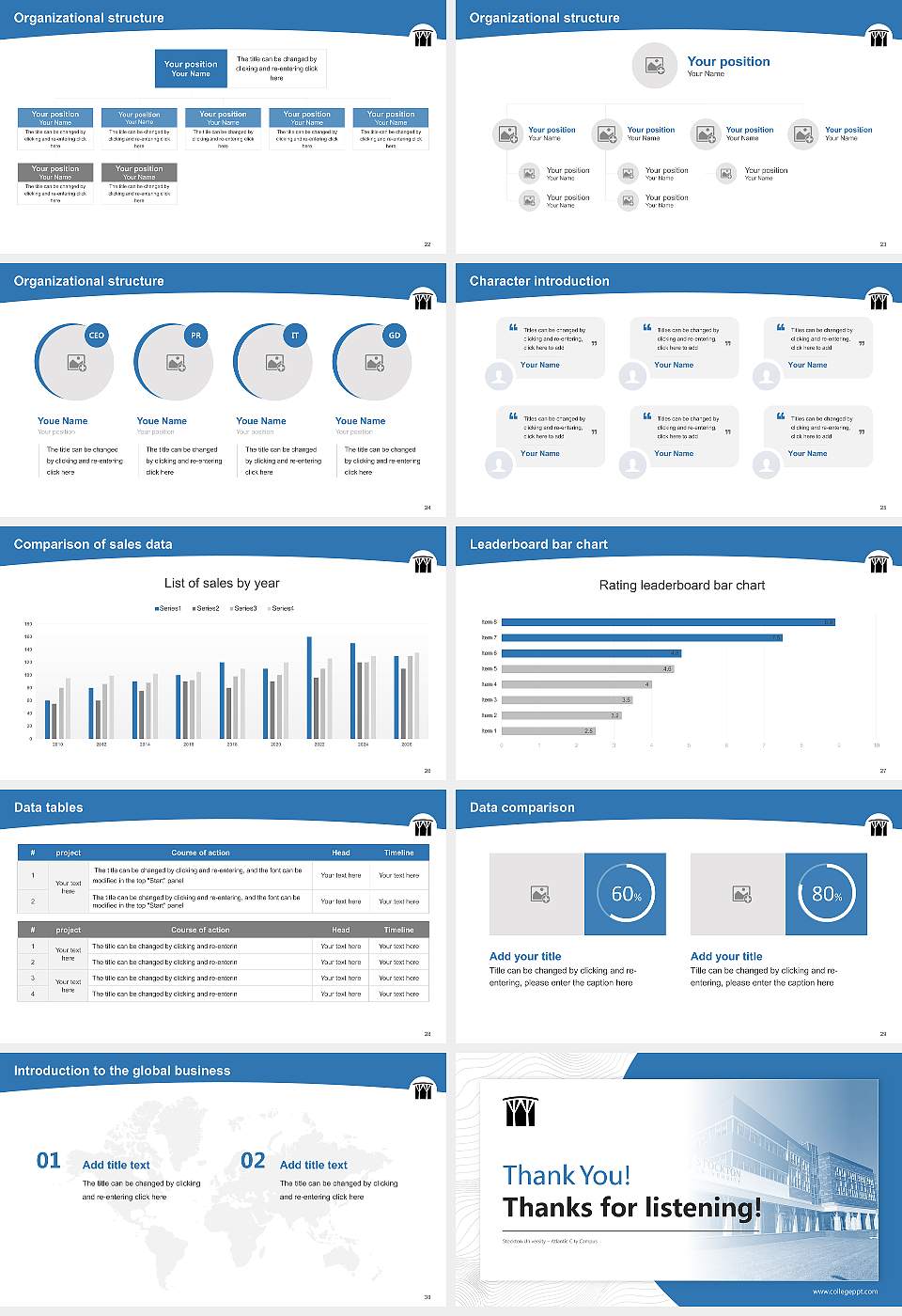 Stockton University – Atlantic City Campus Academic Presentation/Research Findings Report PPT Template16:9 ratio PPT effect preview image4