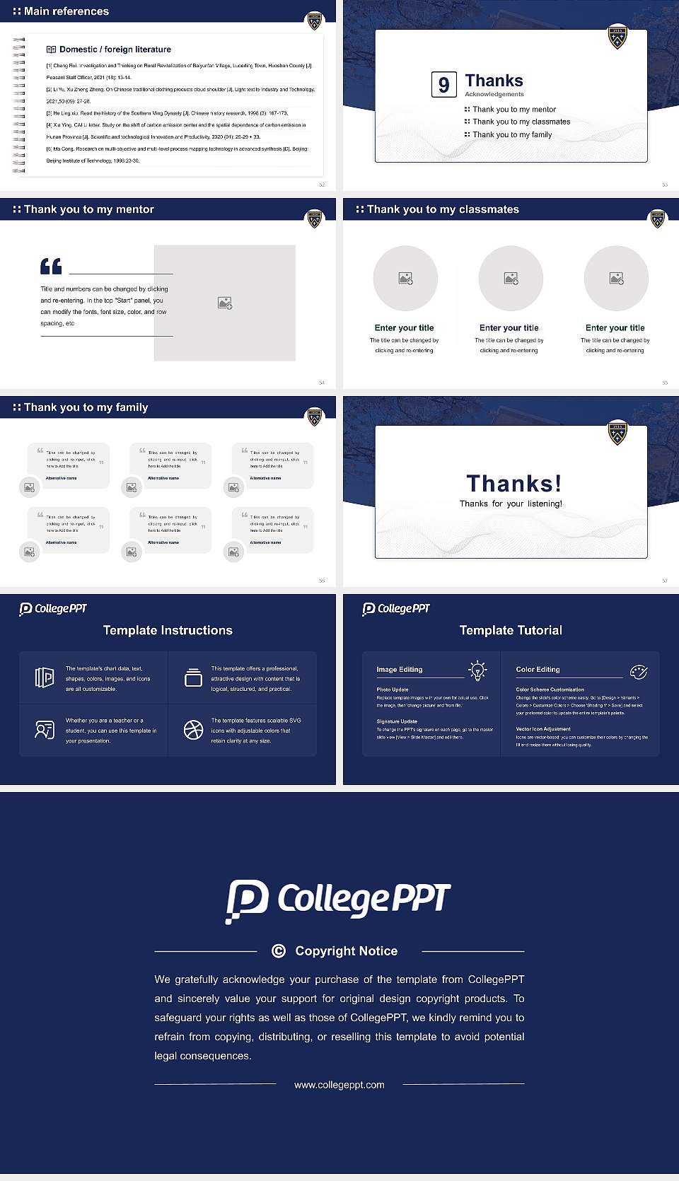 St. Joseph’S College-Long Island Graduation Thesis Defense PPT Template16:9 ratio PPT effect preview image7