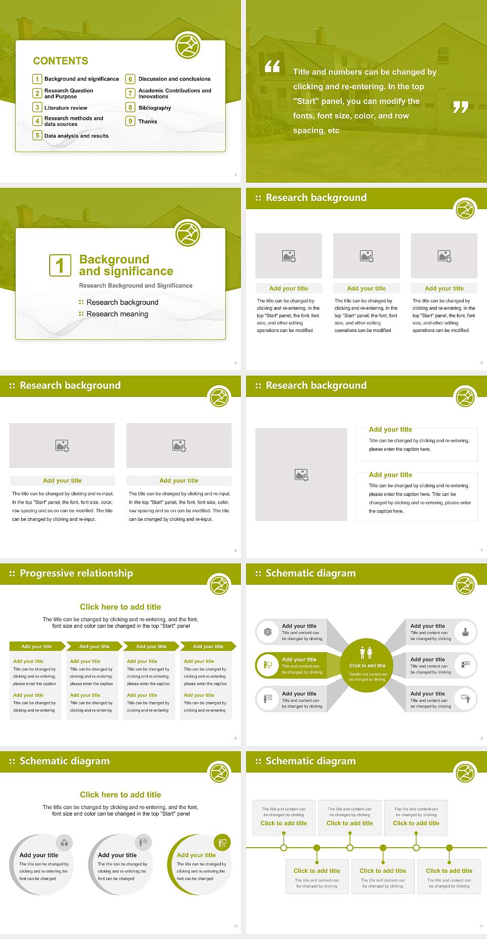 Sterling College (Vermont) Graduation Thesis Defense PPT Template4:3 ratio PPT effect preview image2