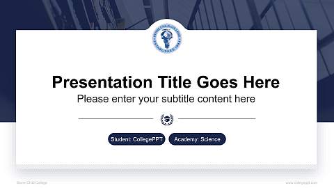 Stone Child College National Scholarship Defense PPT Template