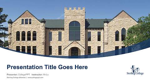 Sterling College (Kansas) Course/Courseware Creation PPT Template