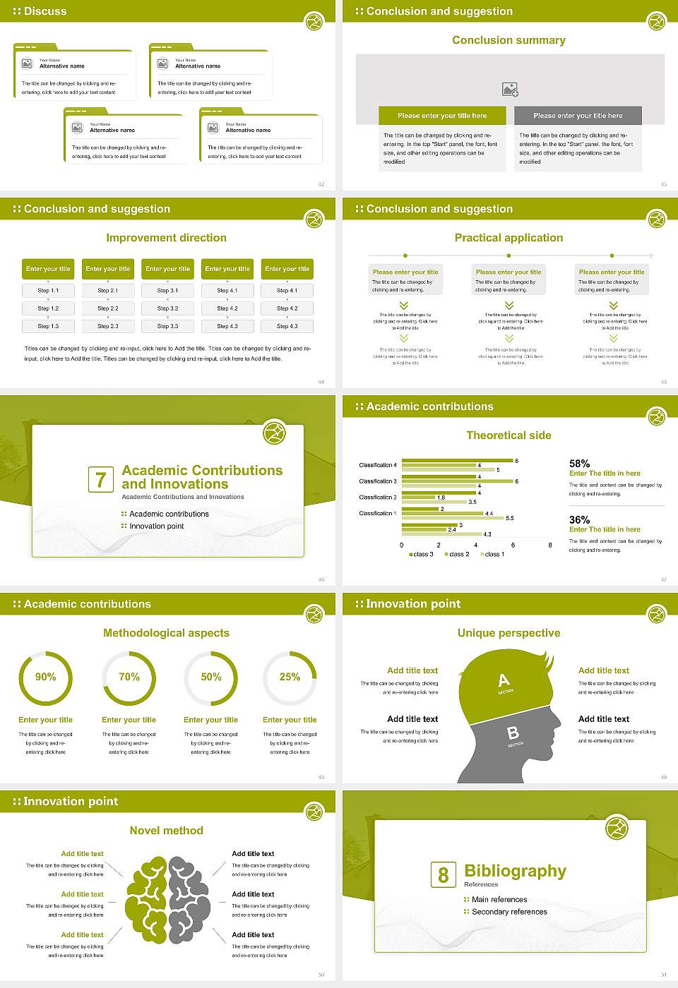 Sterling College (Vermont) Graduation Thesis Defense PPT Template16:9 ratio PPT effect preview image6