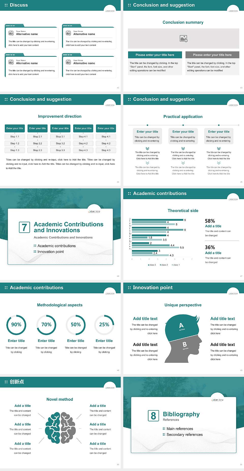 Starr King School for the Ministry Graduation Thesis Defense PPT Template4:3 ratio PPT effect preview image6