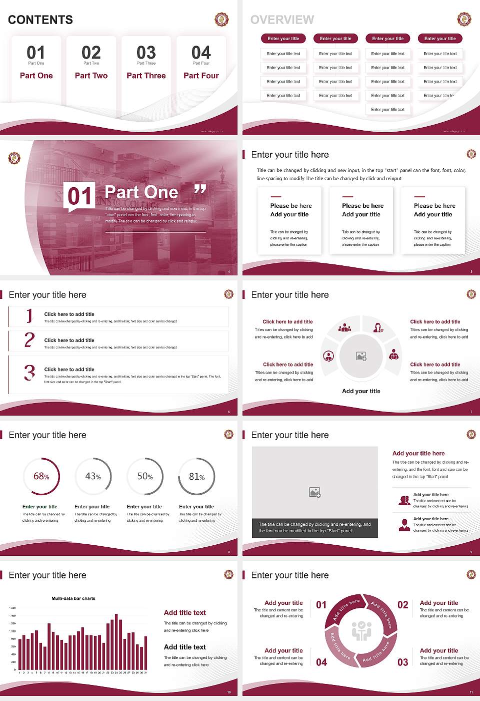 Stephens College Lecture Sharing and Networking Event PPT Template16:9 ratio PPT effect preview image2