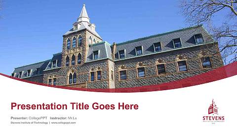 Stevens Institute of Technology Course/Courseware Creation PPT Template