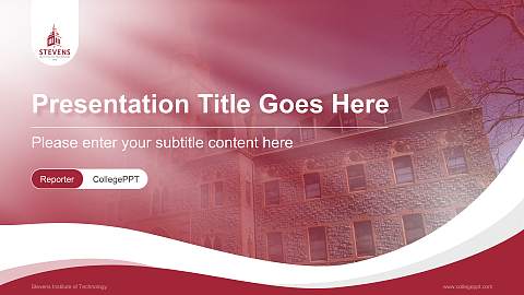 Stevens Institute of Technology Lecture Sharing and Networking Event PPT Template