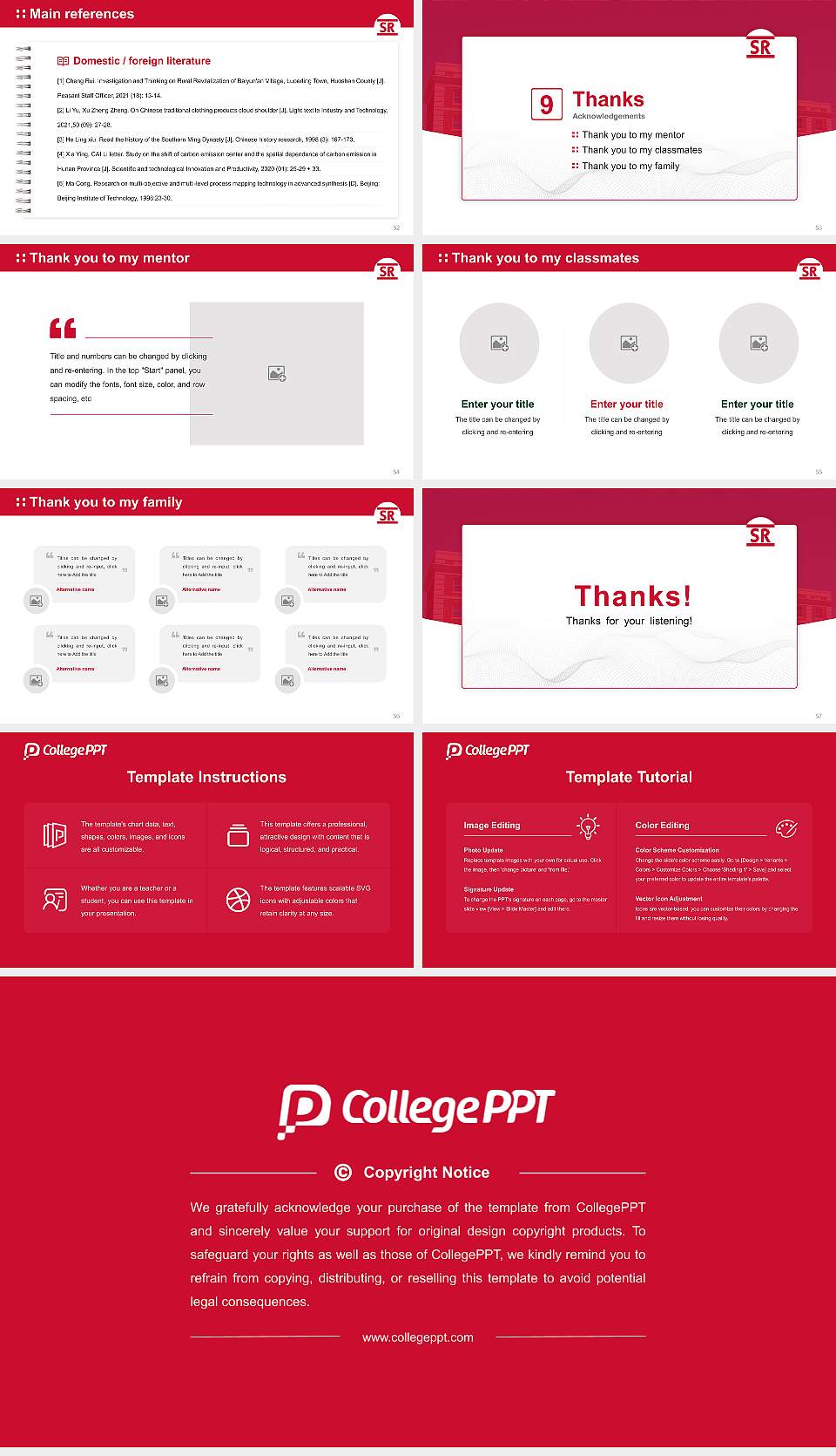 Sul Ross State University Graduation Thesis Defense PPT Template16:9 ratio PPT effect preview image7
