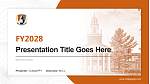 Buffalo State University Academic Presentation/Research Findings Report PPT Template