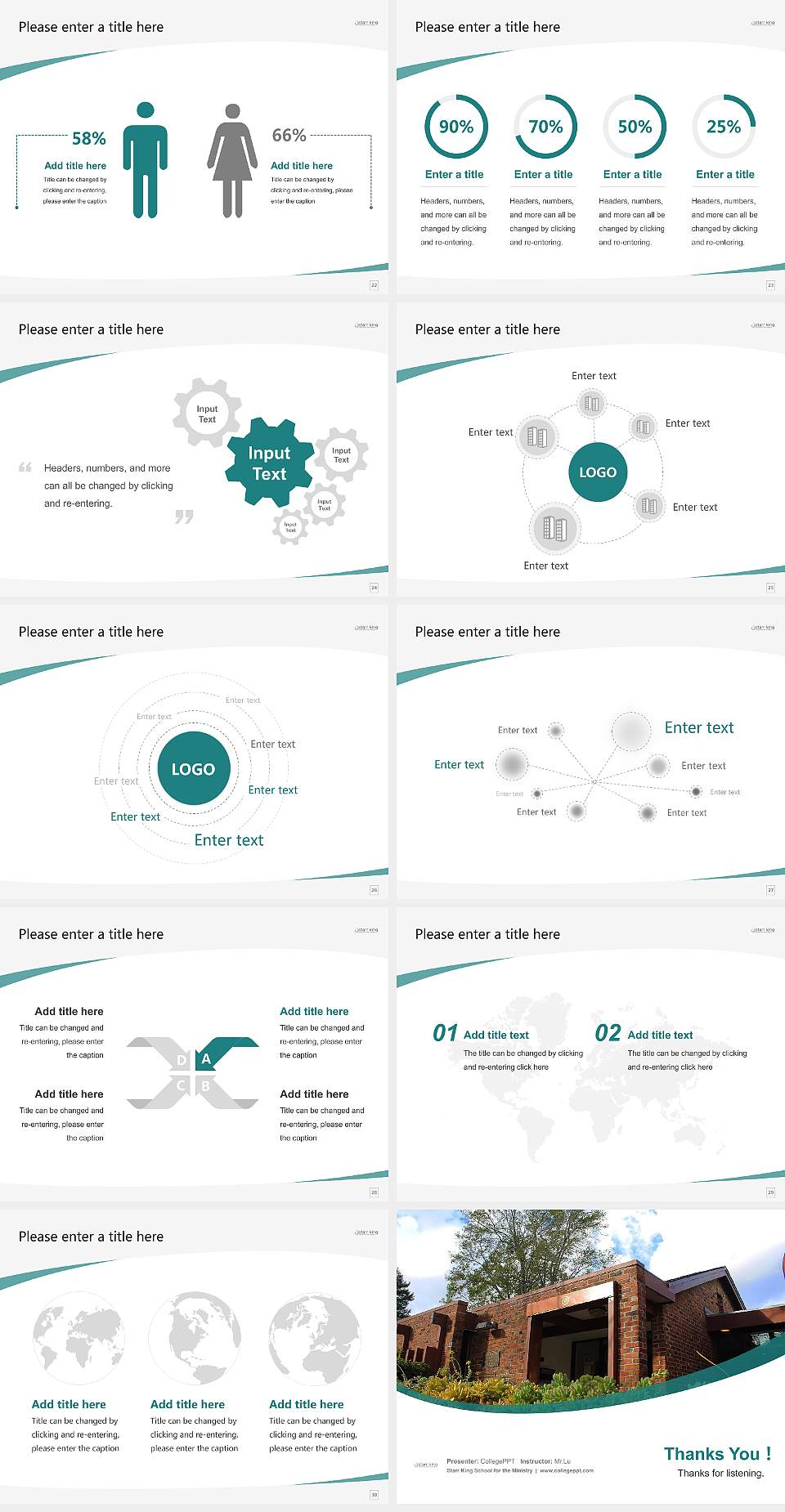 Starr King School for the Ministry Course/Courseware Creation PPT Template4:3 ratio PPT effect preview image4