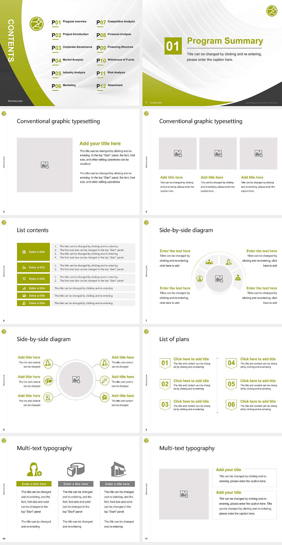 Sterling College (Vermont) Competition/Entrepreneurship Contest PPT Template4:3 ratio PPT effect preview image2