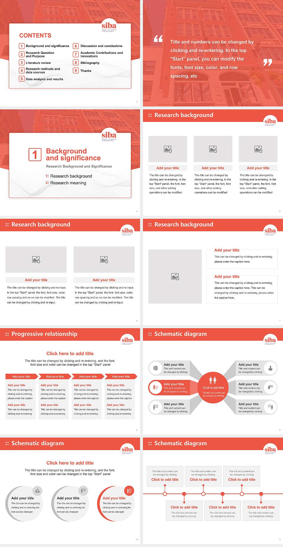 Stevens-The Institute of Business & Arts Graduation Thesis Defense PPT Template4:3 ratio PPT effect preview image2