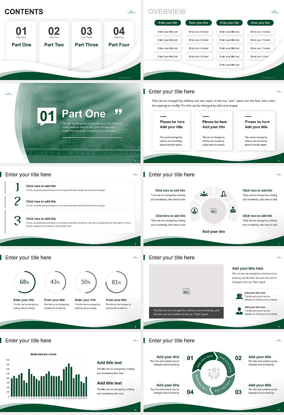 State University of New York at Morrisville Lecture Sharing and Networking Event PPT Template16:9 ratio PPT effect preview image2