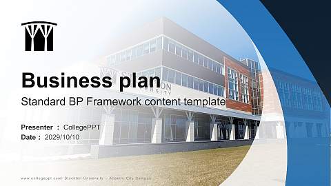 Stockton University – Atlantic City Campus Competition/Entrepreneurship Contest PPT Template