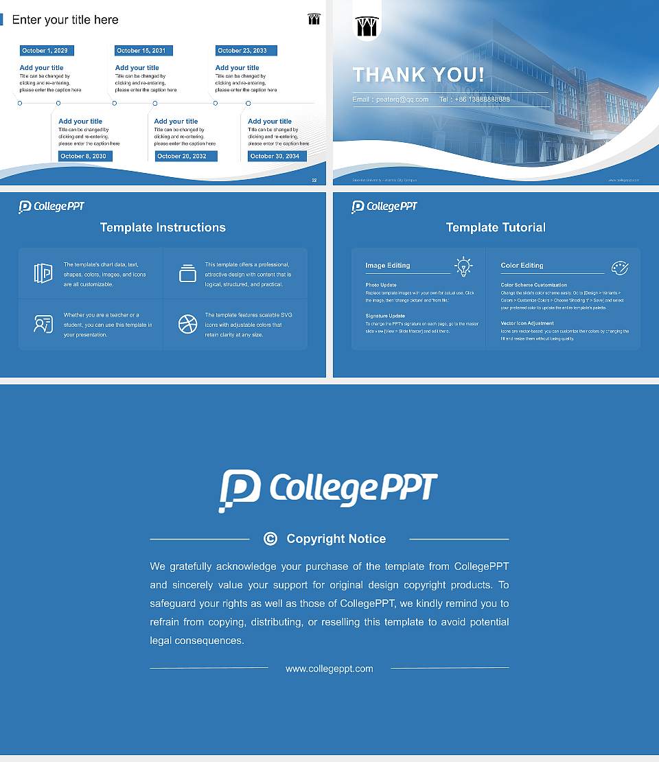 Stockton University – Atlantic City Campus Lecture Sharing and Networking Event PPT Template16:9 ratio PPT effect preview image4