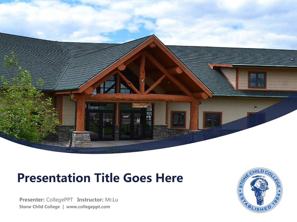 Stone Child College Course/Courseware Creation PPT Template4:3 ratio PPT effect preview image5