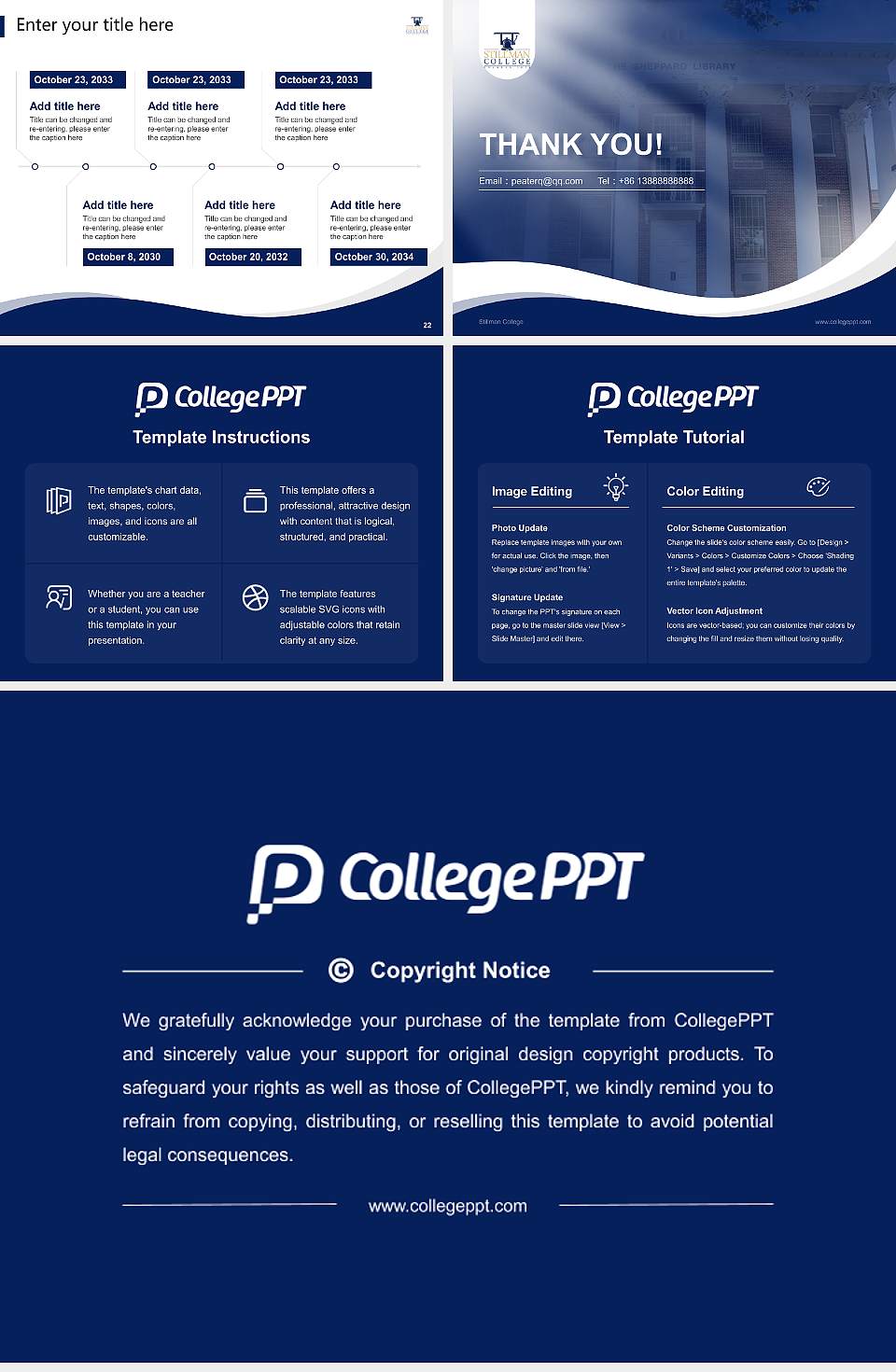 Stillman College Lecture Sharing and Networking Event PPT Template4:3 ratio PPT effect preview image4