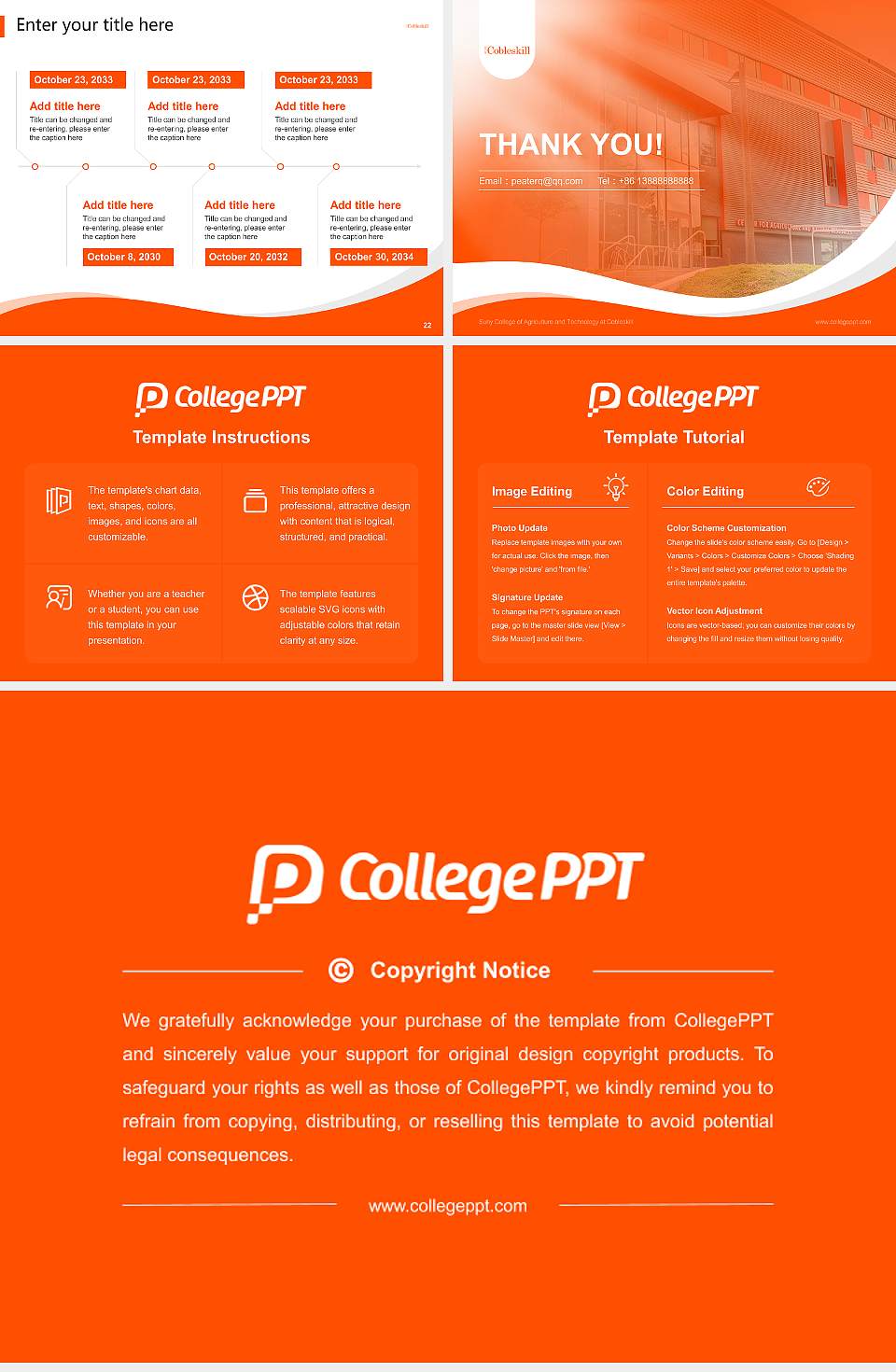 Suny College of Agriculture and Technology at Cobleskill Lecture Sharing and Networking Event PPT Template4:3 ratio PPT effect preview image4