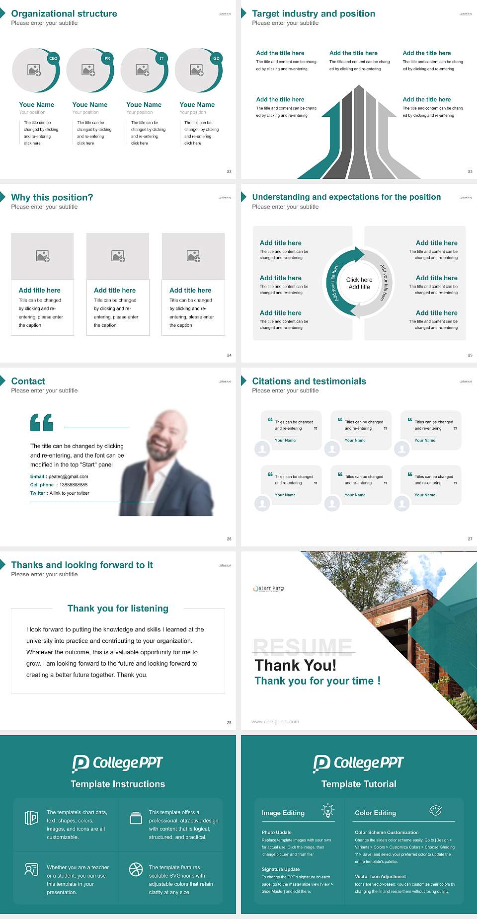 Starr King School for the Ministry Resume PPT Template4:3 ratio PPT effect preview image4