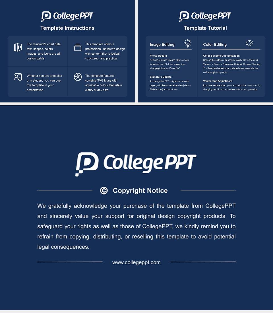 State University of New York Maritime College Course/Courseware Creation PPT Template4:3 ratio PPT effect preview image5