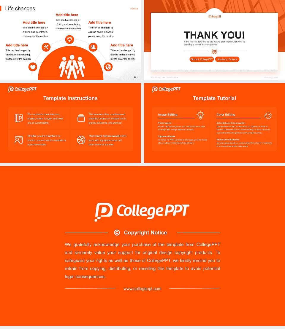 State University of New York at Cobleskill National Scholarship Defense PPT Template16:9 ratio PPT effect preview image4