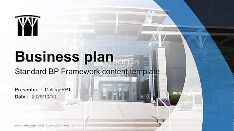 Stockton University Competition/Entrepreneurship Contest PPT Template