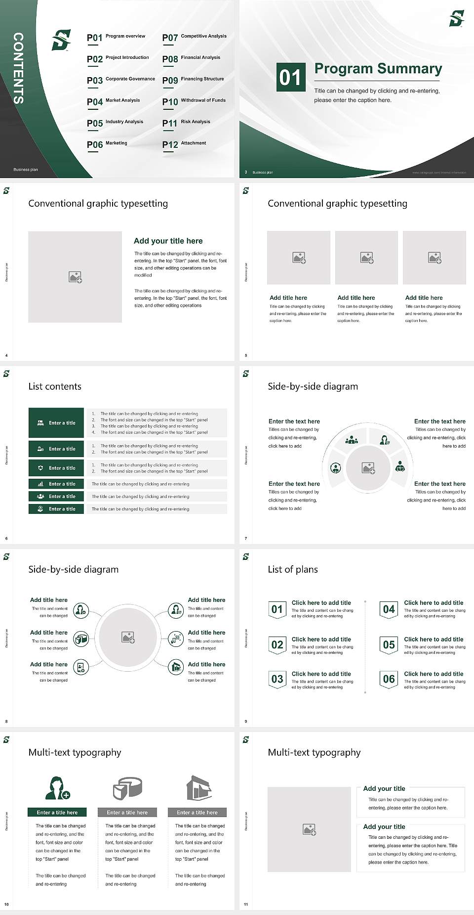 Stetson University Competition/Entrepreneurship Contest PPT Template4:3 ratio PPT effect preview image2