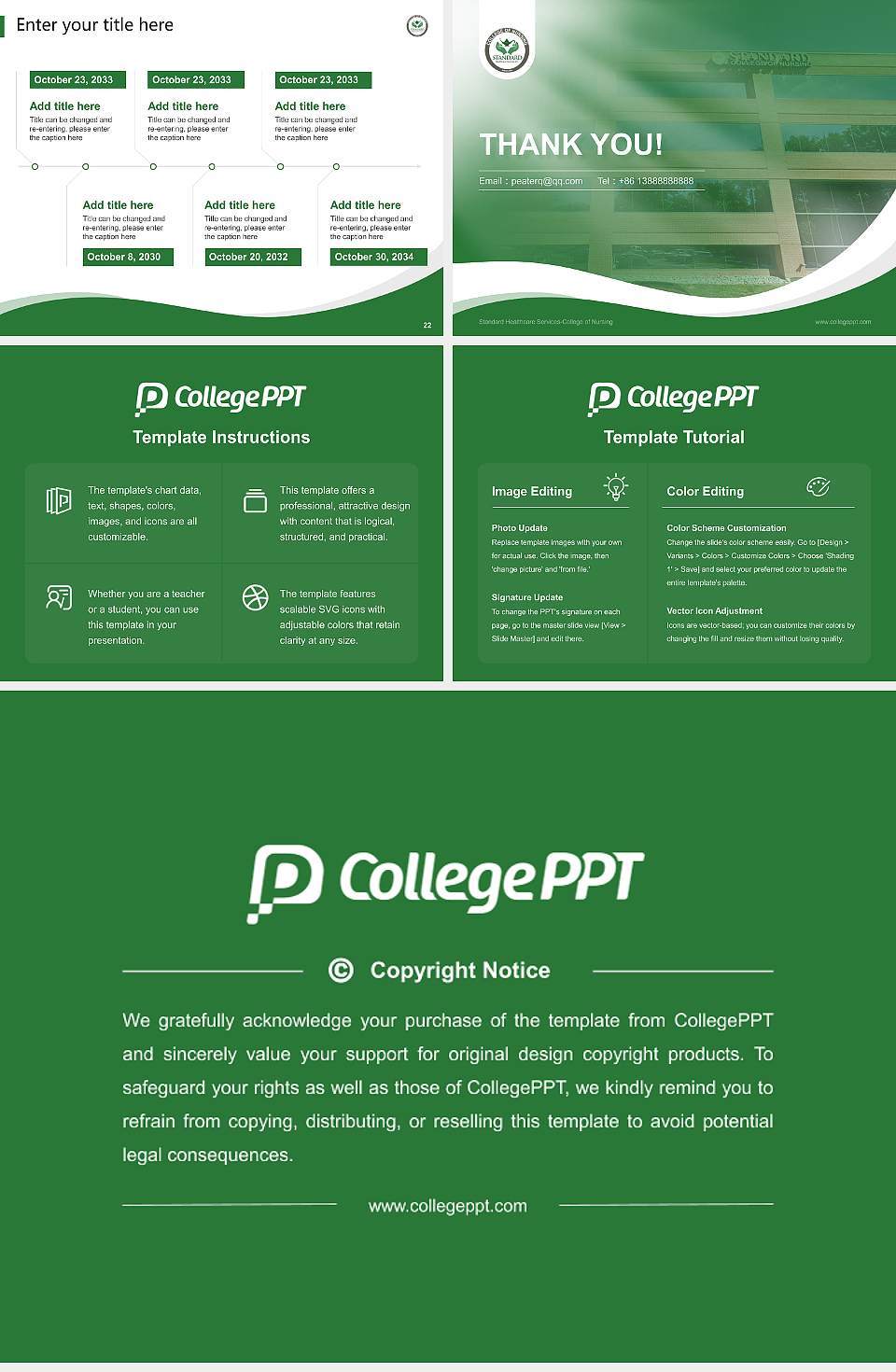 Standard Healthcare Services-College of Nursing Lecture Sharing and Networking Event PPT Template4:3 ratio PPT effect preview image4